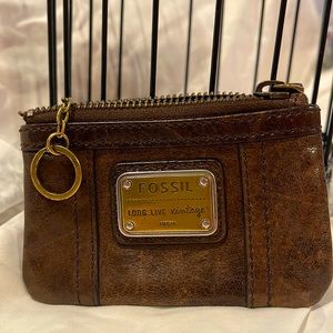 Fossil small leather wallet